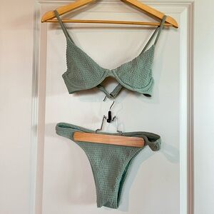 Hollister Muted Green Bikini